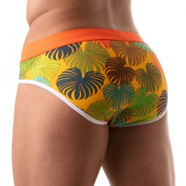  Floral Swim Brief - yellow - TOF PARIS TOF191J 