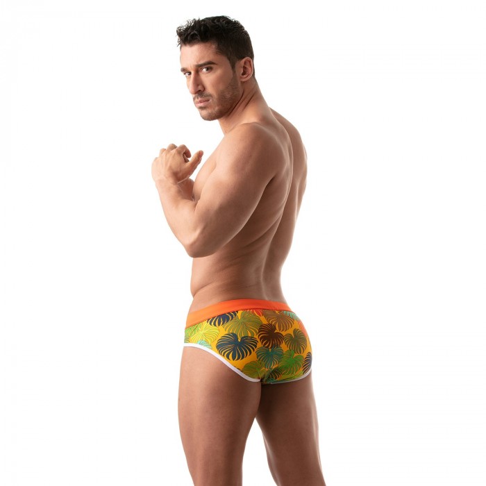  Floral Swim Brief - yellow - TOF PARIS TOF191J 