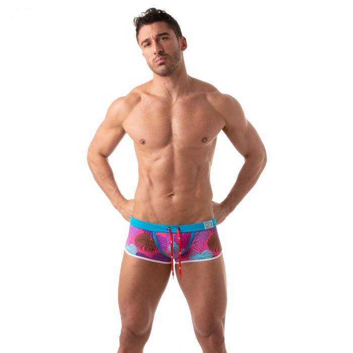  Boxer de bain Floral - rose - TOF PARIS TOF192P 