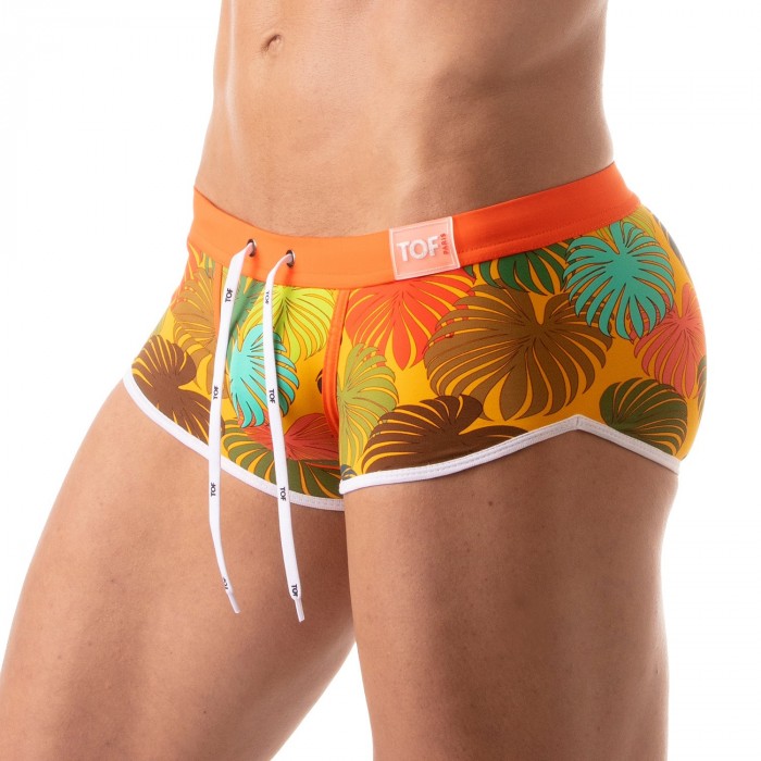  Floral Swim Trunk - yellow - TOF PARIS TOF192J 