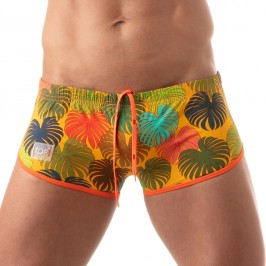  Boxer de bain Brazilian Floral - jaune - TOF PARIS TOF195J 