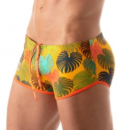  Boxer de bain Brazilian Floral - jaune - TOF PARIS TOF195J 