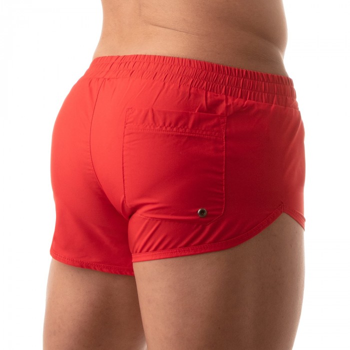  Short de bain Beach - rouge - TOF PARIS TOF199R 