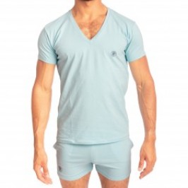  Hypnos Ice Blue - T-shirt Col V - L'HOMME INVISIBLE MY61-HYP-021 