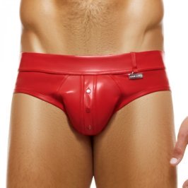  Bottomless brief Leather Legacy - rot - MODUS VIVENDI 11113-RED 
