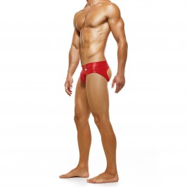  Bottomless brief Leather Legacy - red - MODUS VIVENDI 11113-RED 