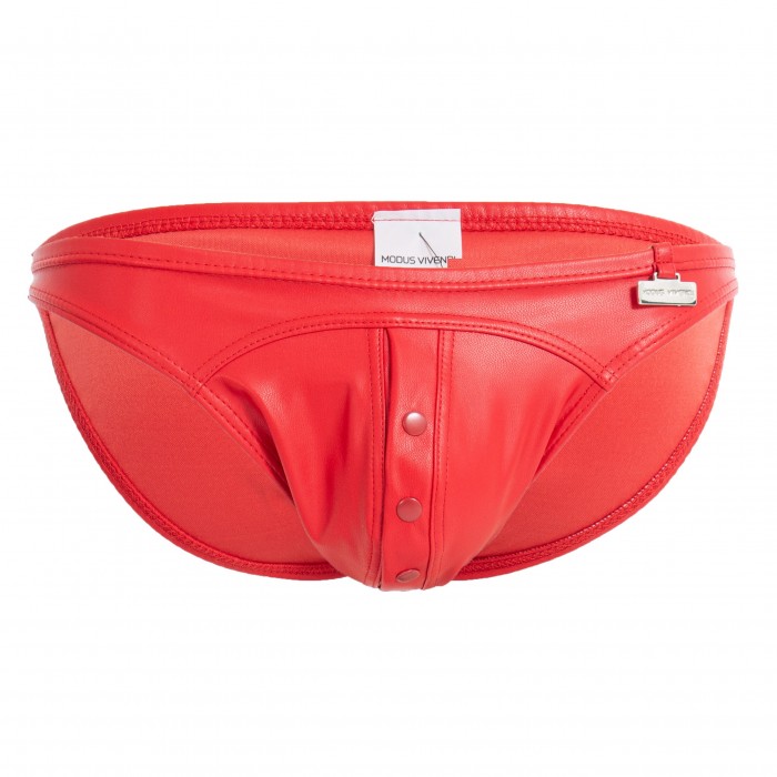 Mini slip Leather Legacy - rouge - MODUS VIVENDI 11114-RED