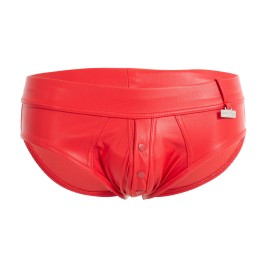 Leather Legacy brief - rosso - MODUS VIVENDI 11116-RED