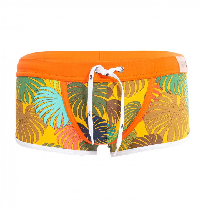 Boxer de bain Floral - jaune - TOF PARIS TOF192J