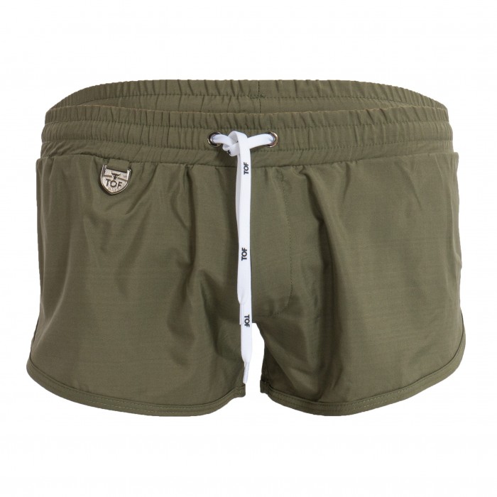 Short de bain Beach - kaki - TOF PARIS TOF199K