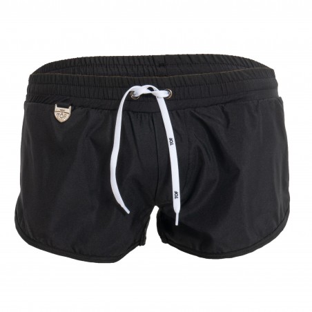 Pantaloncini da bagno corti neri da spiaggia