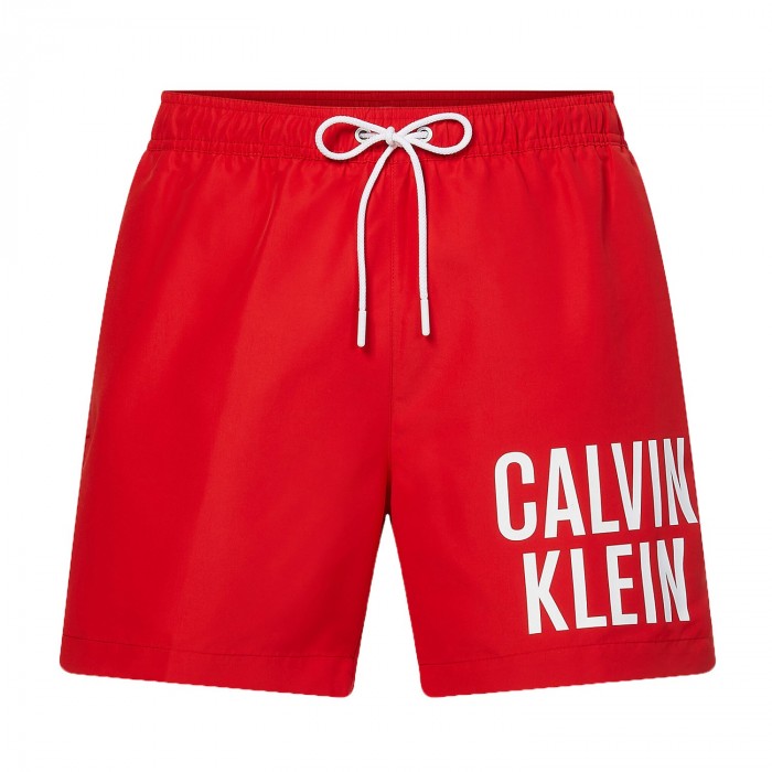 Medium Drawstring Swim Shorts Intense Power - red: Swim shorts for ...