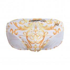 Slip de bain Versailles - blanc - ADDICTED ADS203-C01