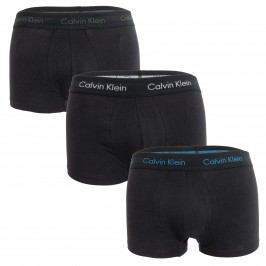  Lot de 3 boxers taille basse Cotton Stretch - noir - CALVIN KLEIN U2664G-1TT 