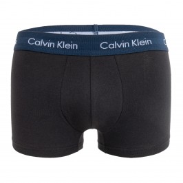  Set di 3 boxer a vita bassa Cotone Stretch - cintura blu, arancione e kaki - CALVIN KLEIN U2664G-1TU 