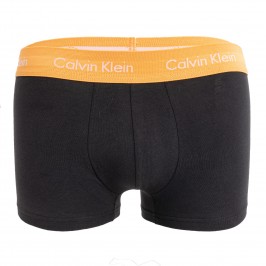  Lot de 3 boxers taille basse Cotton Stretch - ceinture orange, bleu et kaki - CALVIN KLEIN U2664G-1TU 