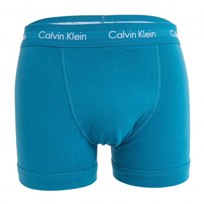  Lot de 3 boxers Cotton Stretch - kaki, gris et bleu - CALVIN KLEIN U2662G-1TK 