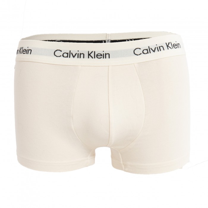  Set of 3 boxers low waist Cotton Stretch - blue, black and white - CALVIN KLEIN U2664G-1WC 