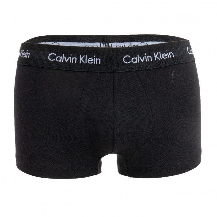  Lot de 3 boxers taille basse Cotton Stretch - bleu, noir et blanc - CALVIN KLEIN U2664G-1WC 