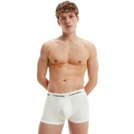  Set of 3 boxers low waist Cotton Stretch - blue, black and white - CALVIN KLEIN U2664G-1WC 