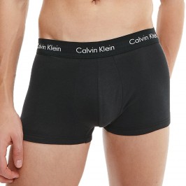  Set di 3 boxer a vita bassa Cotone Stretch - blu, nero e bianco - CALVIN KLEIN U2664G-1WC 