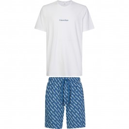 Conjunto de shorts de pijama Modern Structure - blanco - CALVIN KLEIN NM2177E-1MU
