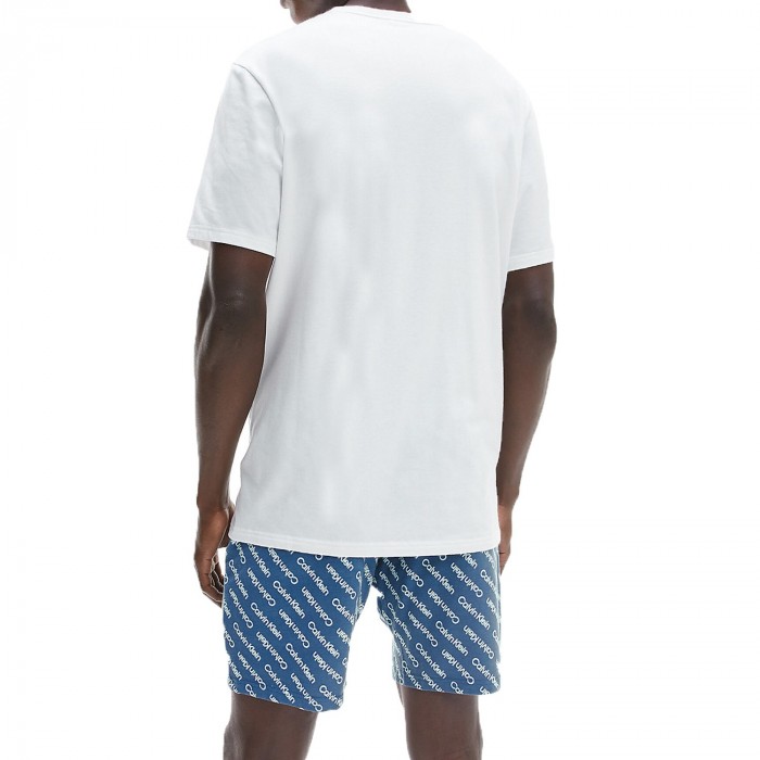  Conjunto de shorts de pijama Modern Structure - blanco - CALVIN KLEIN NM2177E-1MU 