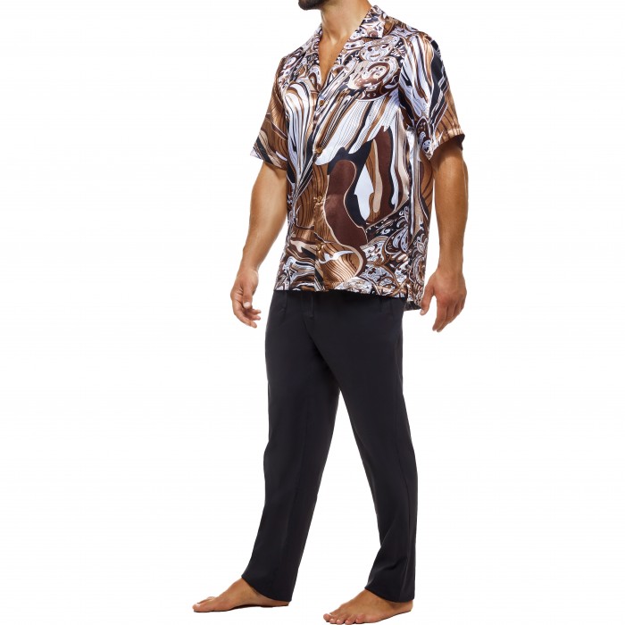  Chemise Abstract - marron - MODUS VIVENDI AA2241-BROWNIE 