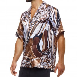  Chemise Abstract - marron - MODUS VIVENDI AA2241-BROWNIE 