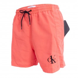  Medium Badeshorts mit Tunnelzug Authentic - orange - CALVIN KLEIN KM0KM00742-SN6 