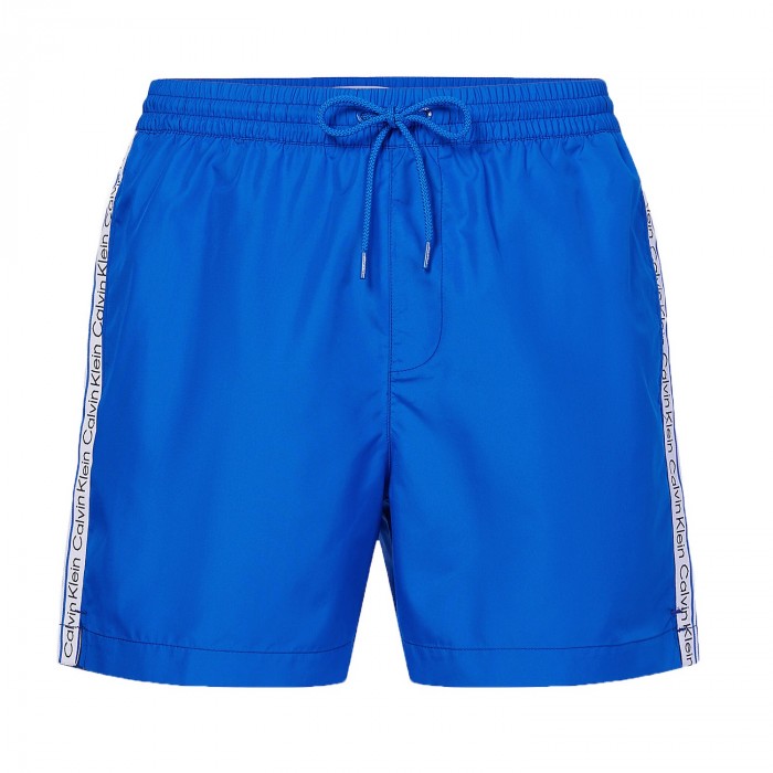Swim shorts with drawstring Calvin Klein - blue - CALVIN KLEIN KM0KM00700-C46