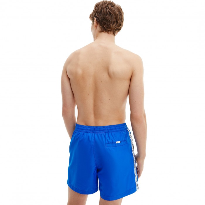  Pantalones cortos de baño con cordón Calvin Klein - azul - CALVIN KLEIN KM0KM00700-C46 