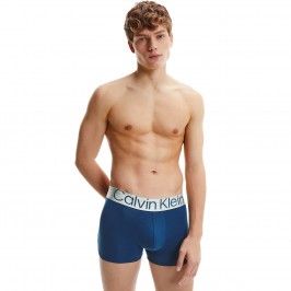  Boxer Calvin Klein Steel Cotton - gris rouge bleu (Lot de 3) - CALVIN KLEIN NB3130A-109 