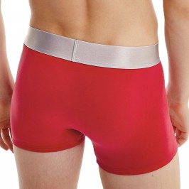  Boxer Calvin Klein Steel Cotton - gris rouge bleu (Lot de 3) - CALVIN KLEIN NB3130A-109 