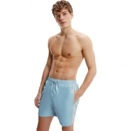  Pantaloncini da bagno con coulisse Calvin Klein - blu - CALVIN KLEIN KM0KM00700-CYR 