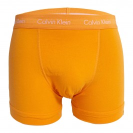  Set di 3 boxer Cotton Stretch - cachi, arancione e blu - CALVIN KLEIN U2662G-208 