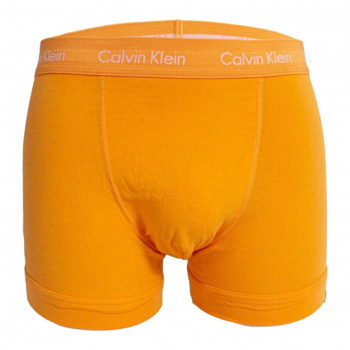  Conjunto de 3 Boxers Cotton Stretch - caqui, naranja y azul - CALVIN KLEIN U2662G-208 