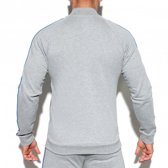  Veste Sport FIT TAPE - gris - ES COLLECTION SP208-C11 