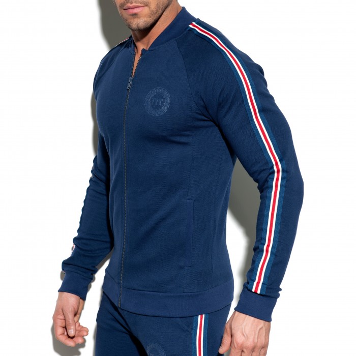  Veste Sport FIT TAPE - marine - ES COLLECTION SP208-C09 