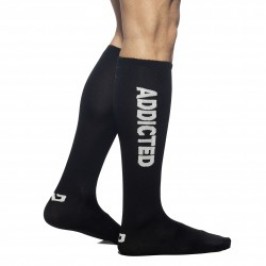  Chaussettes longues - noir - ADDICTED AD381-C10 