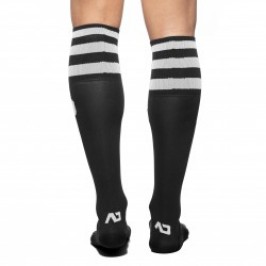  Chaussettes longues AD - noir - ADDICTED AD382-C10 