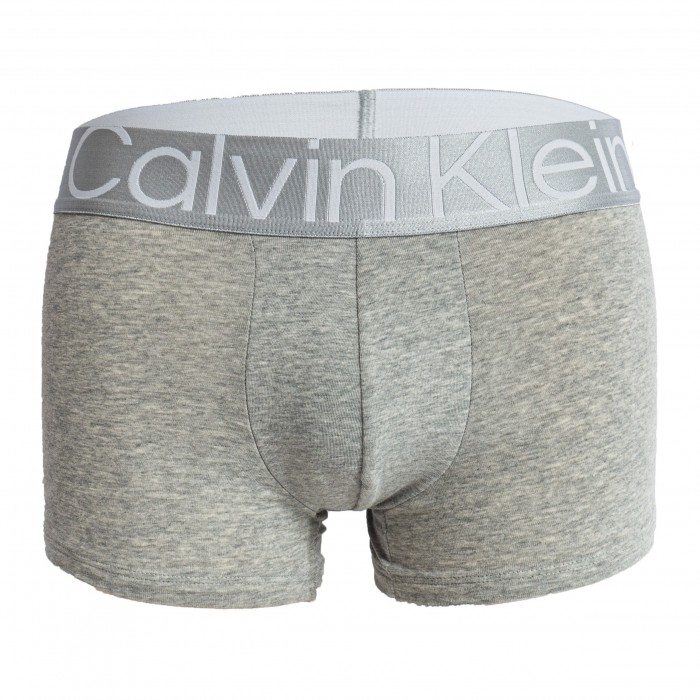  Boxer Calvin Klein Steel Cotton - gris negro blanco (Juego de 3) - CALVIN KLEIN *NB3130A-MPI 