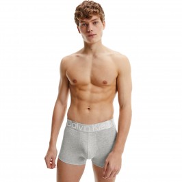  Boxer Calvin Klein Acciaio Cotone - grigio nero bianco (Set di 3) - CALVIN KLEIN *NB3130A-MPI 