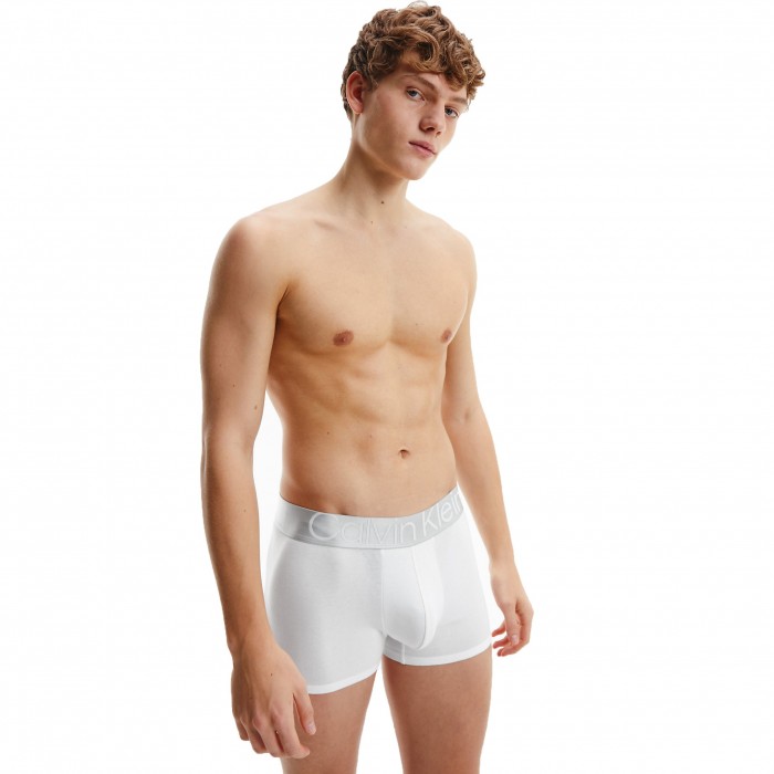  Boxer Calvin Klein Steel Cotton - grey black white (Set of 3) - CALVIN KLEIN *NB3130A-MPI 