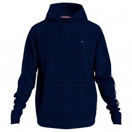  Sweat à capuche Tommy Hifilger Stretch à manche logo - bleu marine foncé - TOMMY HILFIGER UM0UM02431-DW5 