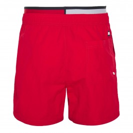  Bañador de medio largo con logo en la cintura Tommy hilfiger - rojo - TOMMY HILFIGER *UM0UM02509-XLG 