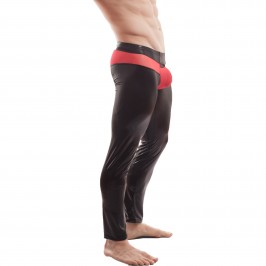  Leggins Clubwear Poison - black and red - WOJOER 377T269-SR 