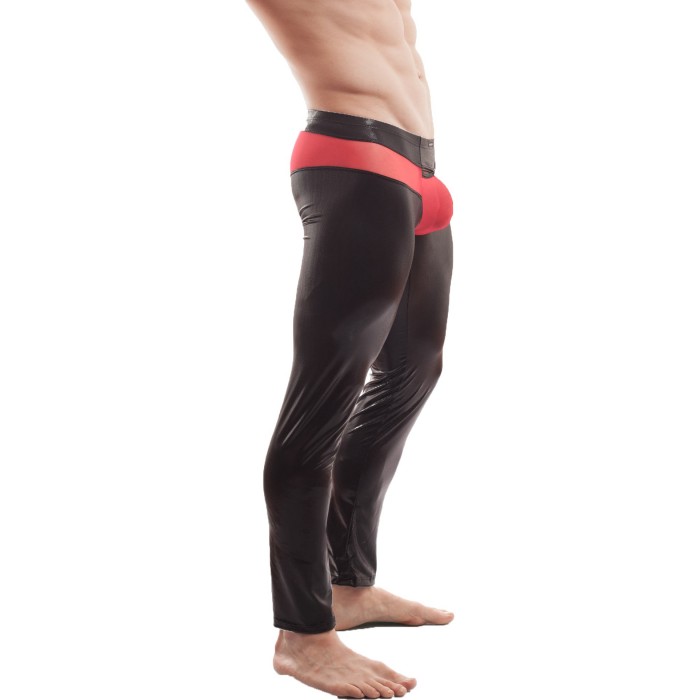  Leggins Clubwear Poison - negro y rojo - WOJOER 377T269-SR 