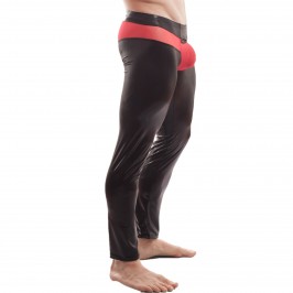  Leggins Clubwear Poison - nero e rosso - WOJOER 377T269-SR 