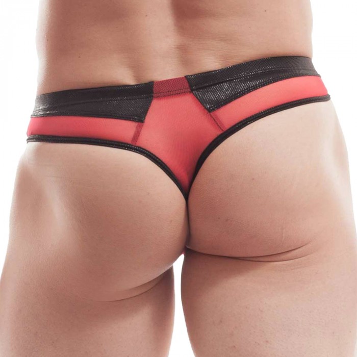  String Clubwear Poison - schwarz und rot - WOJOER 377T258-SR 